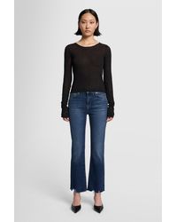7 For All Mankind - Daisy Ankle Boot Cisco With Worn Out Hem - Lyst