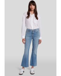 7 For All Mankind - Betty Boot Diary With Raw Cut - Lyst