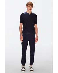 7 For All Mankind - Cargo Chino Double Knit Navy - Lyst