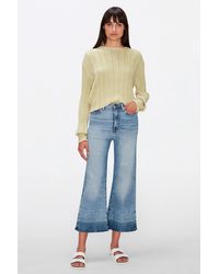 7 For All Mankind - The Cropped Jo Luxe Vintage Legend With Let Down Hem - Lyst