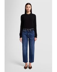 7 For All Mankind - The Modern Straight Rebel With Raw Cut - Lyst
