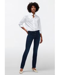 7 For All Mankind - Kimmie Straight B(air) Eco Park Avenue - Lyst