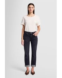 7 For All Mankind - Relaxed Skinny Slim Illusion Space - Lyst