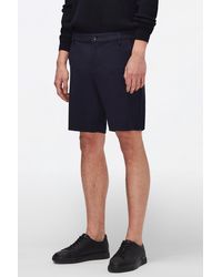 7 For All Mankind - Travel Short Double Knit Navy - Lyst