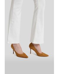 7 For All Mankind - Classic Pump Suede Cognac - Lyst