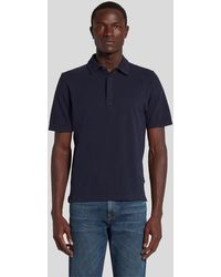 7 For All Mankind - Polo Piquet Navy - Lyst
