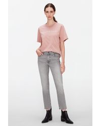 7 For All Mankind - Roxanne Ankle Luxe Vintage Moonlit - Lyst