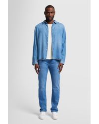 7 For All Mankind - Slimmy Stretch Tek Page Up - Lyst