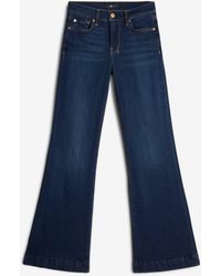 7 For All Mankind - Dojo Tailorless Slim Illusion Tried & True - Lyst