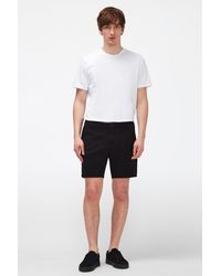 7 For All Mankind - Travel Short Double Knit Black - Lyst