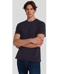 7 For All Mankind - T-shirt Luxe Performance Navy - Lyst