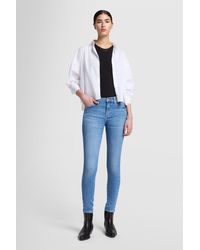 7 For All Mankind - The Skinny Slim Illusion Mare - Lyst