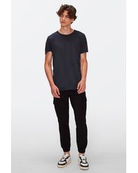 7 For All Mankind - Cargo Chino Double Knit Black - Lyst