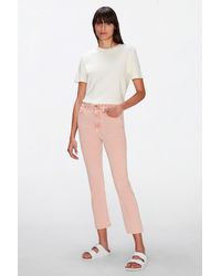 7 For All Mankind - Easy Slim Ankle Colored Luxe Vintage Terra - Lyst