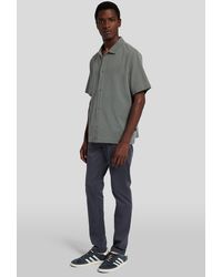 7 For All Mankind - Slimmy Tapered Luxe Performance Plus Color Gun Metal - Lyst