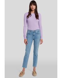 7 For All Mankind - Relaxed Skinny Slim Illusion Intro - Lyst