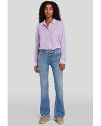 7 For All Mankind - Bootcut Tailorless Diary With Distressed Hem - Lyst