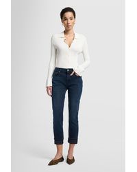 7 For All Mankind - Relaxed Skinny Slim Illusion Broadway - Lyst