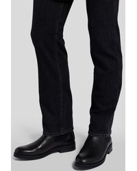 7 For All Mankind - Chelsea Boot Leather Black - Lyst