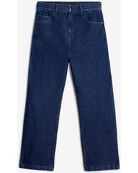 7 For All Mankind - Utility Wide Leg Mankind Carpenter Blue - Lyst