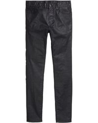 H&M Waxed Jeans - Black
