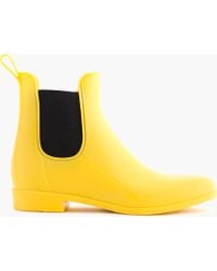 j crew matte chelsea rain boots