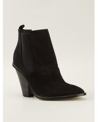 Vanessa Bruno Athé Heeled Ankle Boots - Black