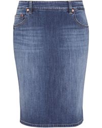 closed denim skirt