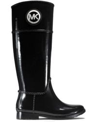Michael Kors Stockard Logo Rain Boot - Black