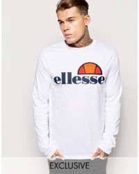 ellesse long sleeve t shirt