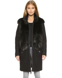 DKNY Fur coats for Women - Up to 60% off at Lyst.com