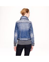 j crew oversized denim jacket