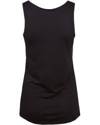 KENZO Black Eiffel Tower Cotton Tank Top