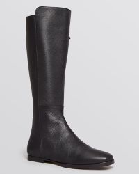 Max Mara Tall Flat Riding Boots - Osanna - Black