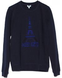 KENZO Blue Eiffel Tower Sweatshirt