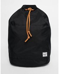 Herschel Supply Co. Hanson Drawstring Backpack In Black