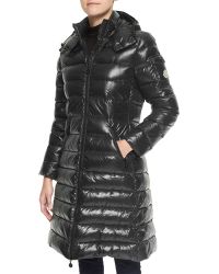 moncler moka long shiny puffer black moncler moka long shiny puffer black