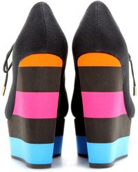 Charlotte Olympia Bowie Platform Ankle Boots