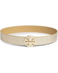Prada Violet Saffiano Leather Reversible Belt in Purple (violet ...  