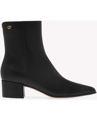 Gianvito Rossi - Lyell 45, Booties, , Leather - Lyst