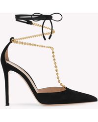 Gianvito Rossi - Soleil D'Orsay, Pumps, , Suede - Lyst