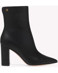 Gianvito Rossi - Lyell, Booties, , Leather - Lyst