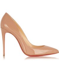 Christian louboutin Anthracite Patent Leather Pigalle Stitch Pumps ...  