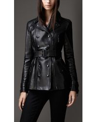 burberry leather jackets