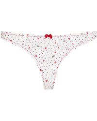 KARL LAGERFELD - Tanga Mit Herz-Print - Lyst