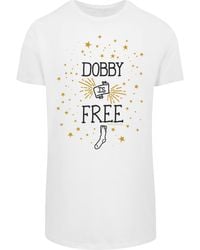 F4NT4STIC - T-Shirt Harry Potter Dobby Is Free - Lyst