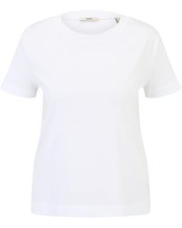 Esprit - Baumwoll-T-Shirt mit Rundhalsausschnitt (1-tlg) - Lyst