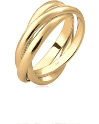 Elli Jewelry - Ring Trio - Lyst