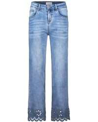 Cartoon - Stretch-Jeans Mit Stickerei - Lyst