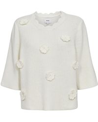 Numph - 3/4 Ärmel-Strickpullover Numarsie Pullover - Lyst